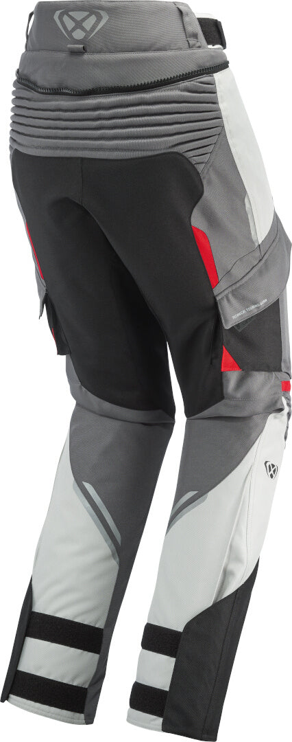 IXON MIDGARD PT L MOTO PANTALONES GRIS NEGRO ROJO – 2 – Maximomoto PT