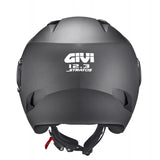 GIVI 12.3 STRATOS Aberto Scooter Jet Capacete Titânio Sólido