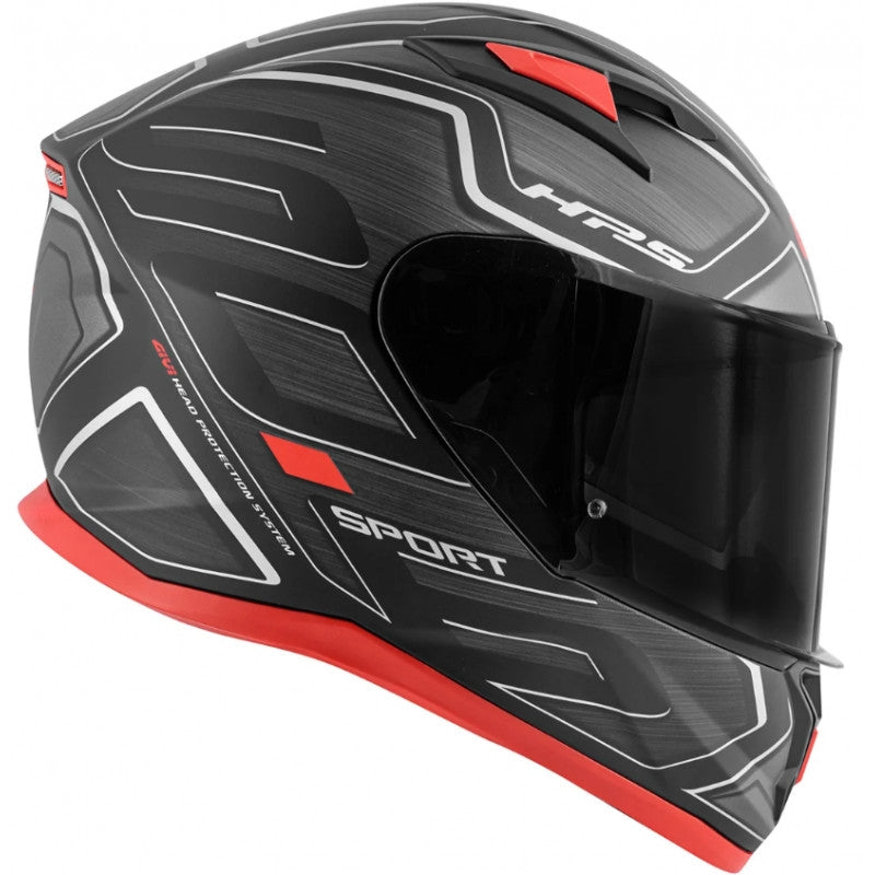GIVI 50.6 SPORT LED DEEP Full Face Motorcycle Helmet Black Red – 3 – Maximomoto PT