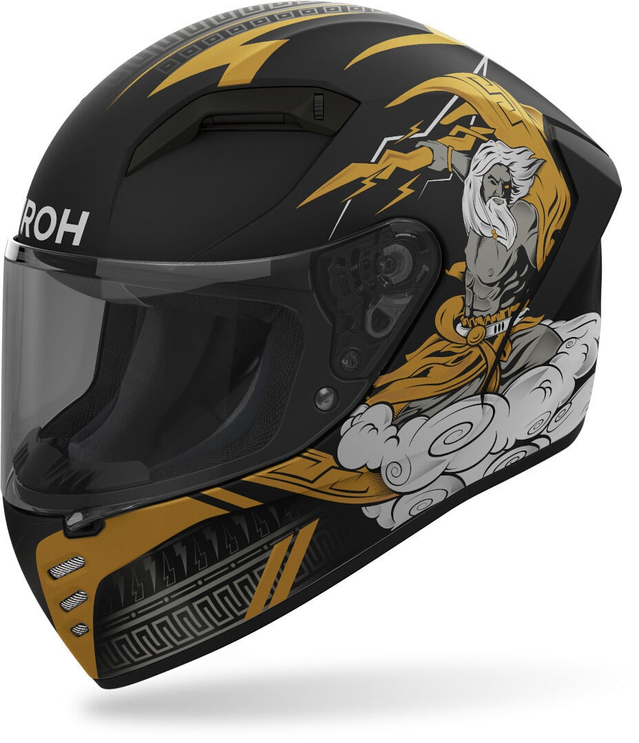 AIROH CONNOR ZEUS MATT TURISMO MOTO CAPACETE INTEGRAL