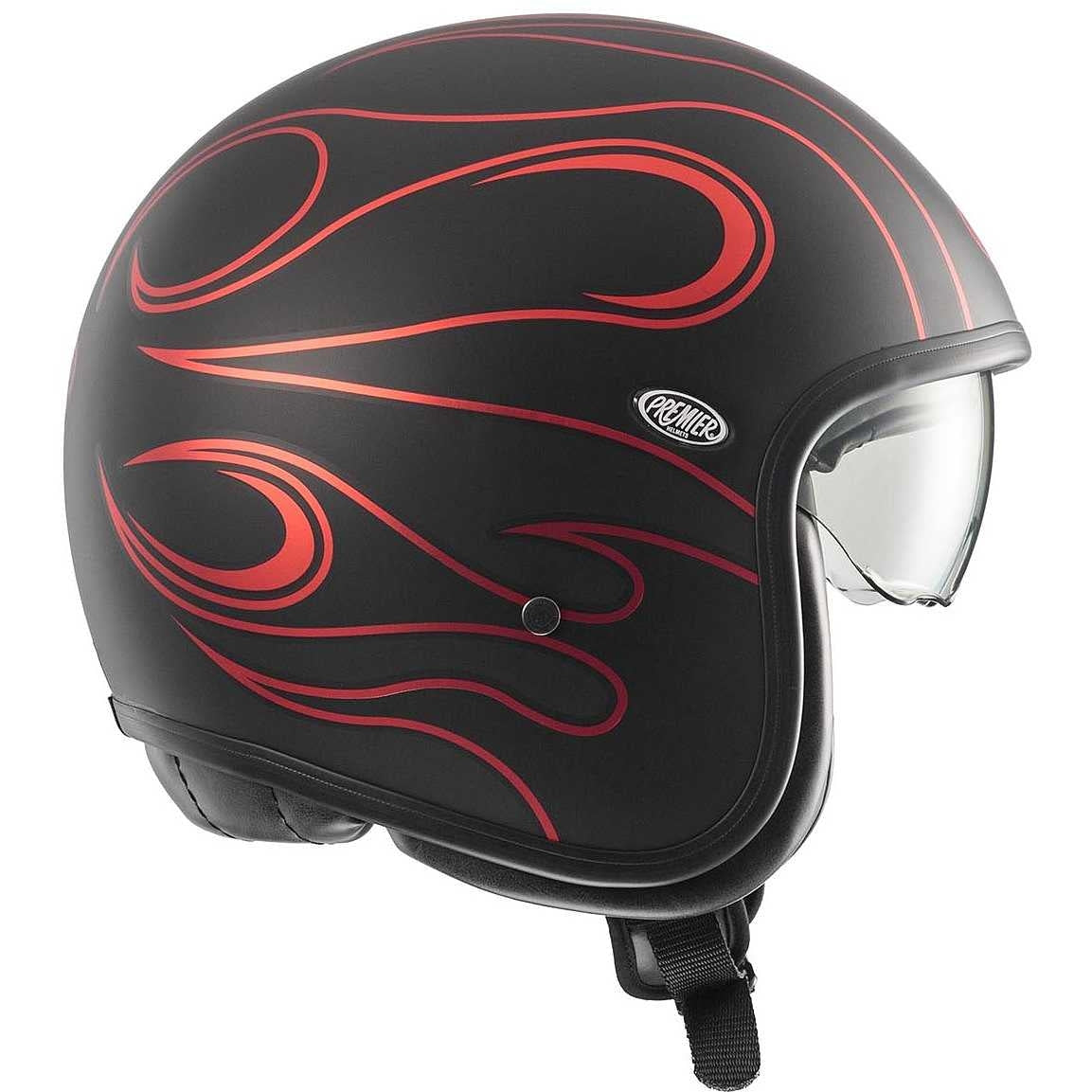 PREMIER - CASCO VINT. FR RED CHROM BM