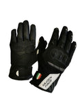 MUGENRACE G-MNR-2069 MIA Motocicleta Curtas Luvas Brancas Pretas