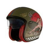 PREMIER - CASCO VINT. PIN UP MILITARY BM – Maximomoto PT