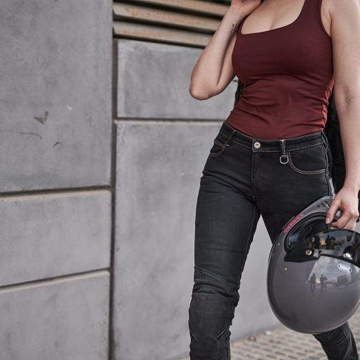 SHIMA DEVON JEANS Moto Senhora Calcas Preto