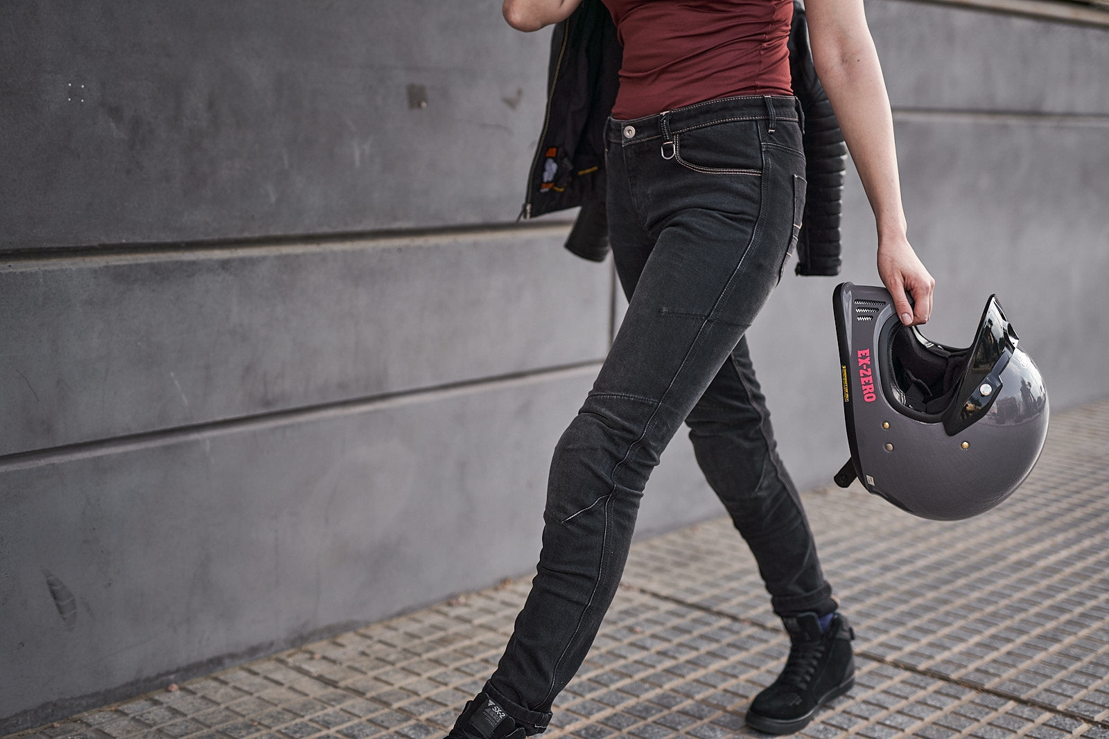 SHIMA DEVON JEANS Moto Senhora Calcas Preto