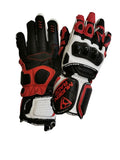 MUGENRACE CHILI Motocicleta Luvas Preto Branco Vermelho