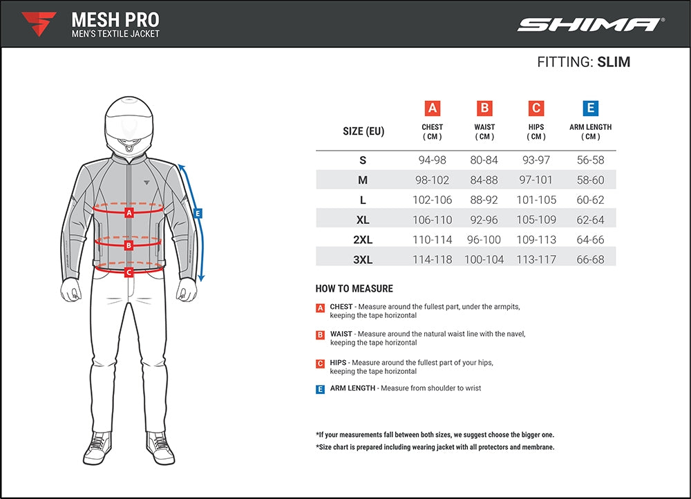 SHIMA MESH PRO JACKET BLACK/WHITE – 5 – Maximomoto PT