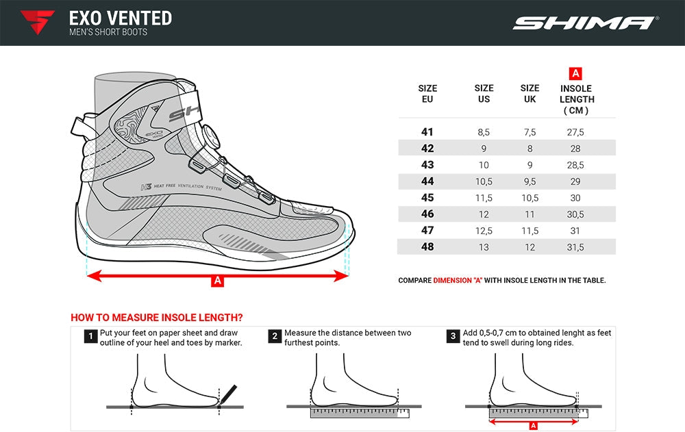 SHIMA EXO VENTED Moto Homem Urban Botas Preto – 4 – Maximomoto PT