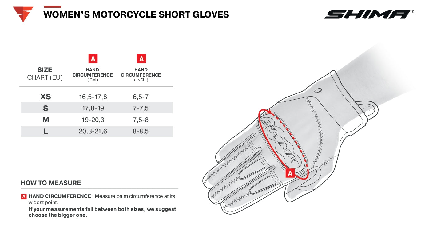 SHIMA RUSH LADY GLOVES BLACK – 4 – Maximomoto PT