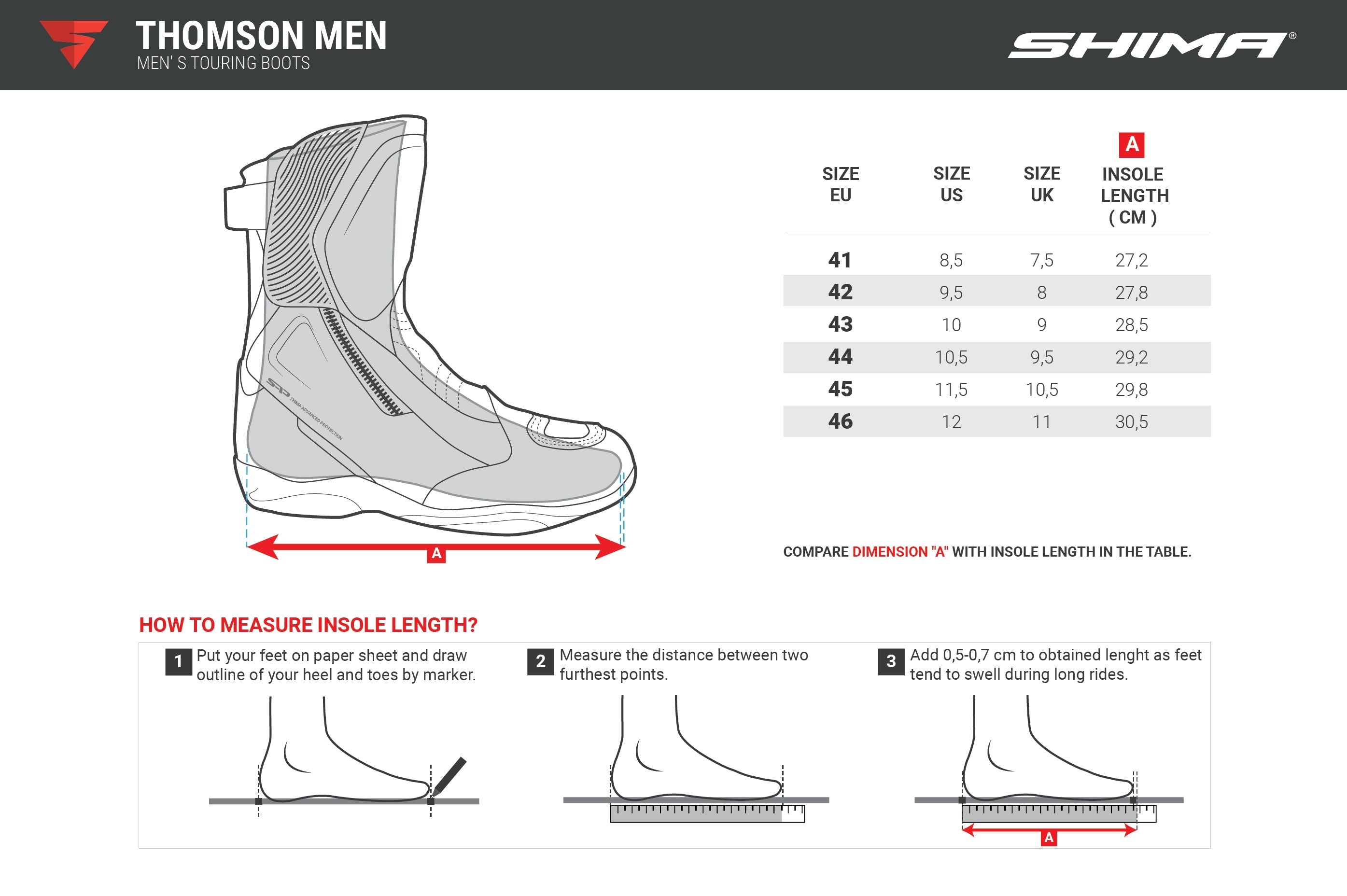 SHIMA THOMSON Moto Couro Homem Botas Marrom