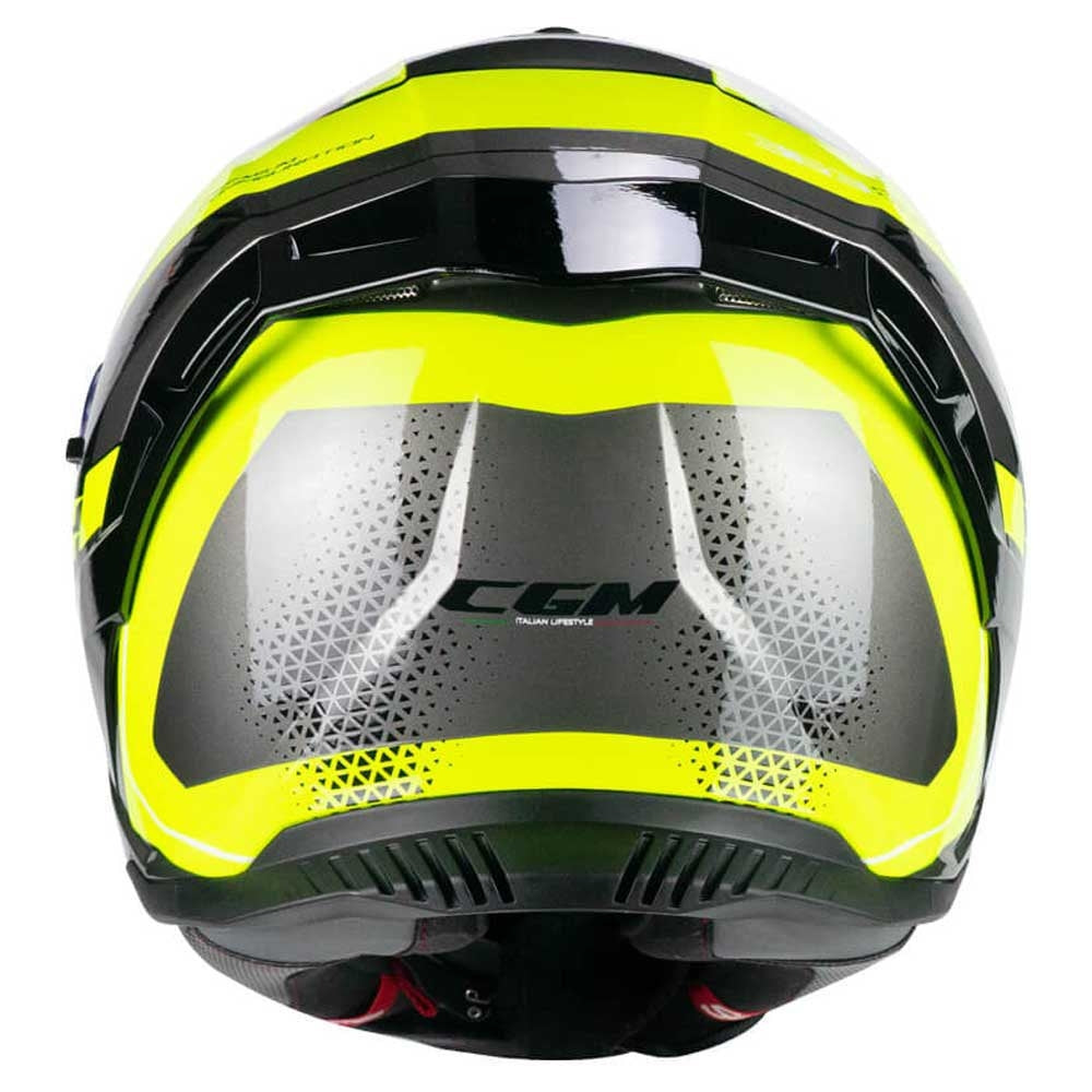 CGM 363 SHOT RACE Integral Motorcycle Casco Black fluo yellow – 3 – Maximomoto PT