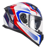 CGM 311G BLAST CAPACETE INTEGRAL MOTOCICLETA BRANCO AZUL