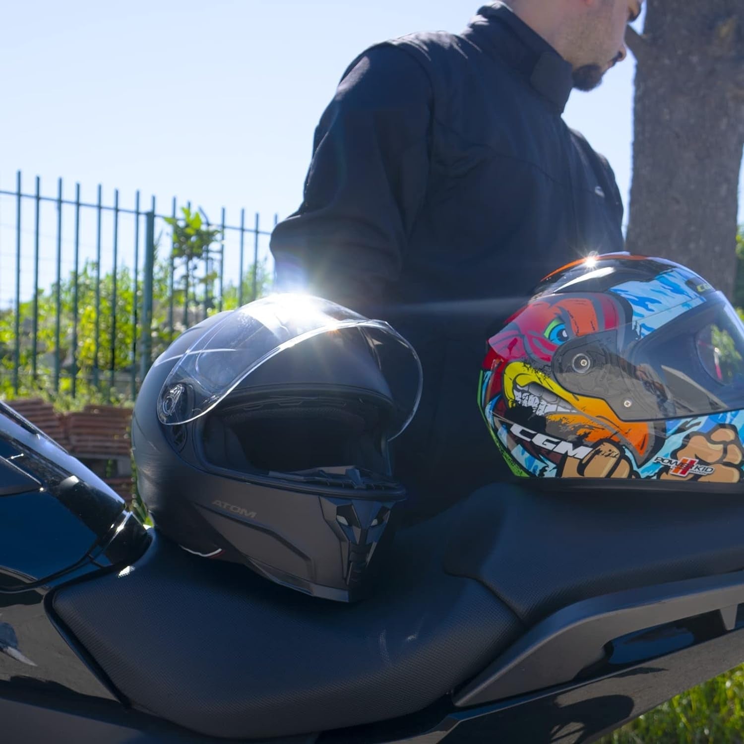 CGM - 321A ATOM MONO Nero opaco – 2 – Maximomoto PT