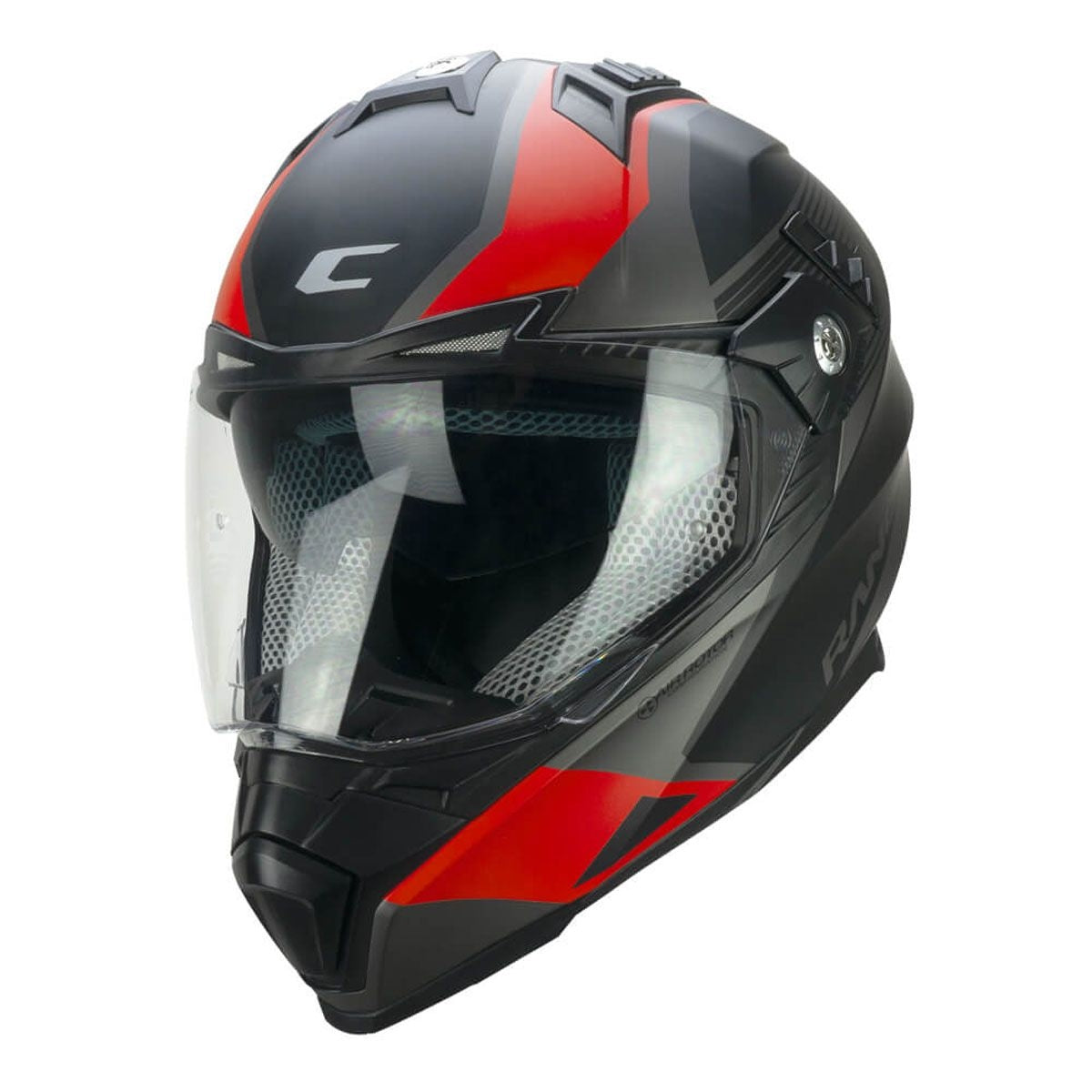CGM 666G Twin Ranger Adventure Motorcycle Casco Black Matte Red – 5 – Maximomoto PT