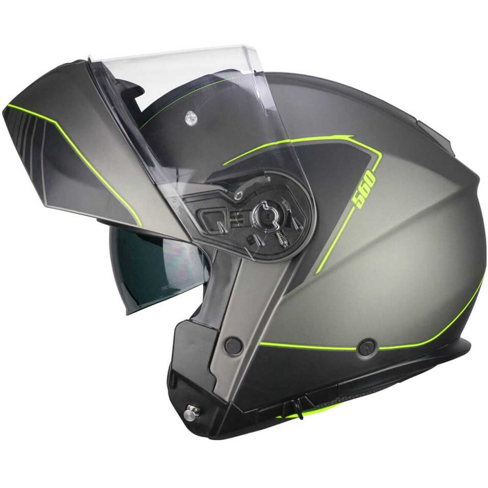 CGM 560G MAD RIDE Graphite Modular Hull Fluorescent Yellow Matte – 2 – Maximomoto PT
