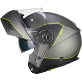 CGM 560G MAD RIDE Grafito Casco Modular Amarillo Fluorescente Mate