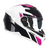 CGM 568S BER Sport Modular Casco Moto Nero Fucsia fluo – Maximomoto PT