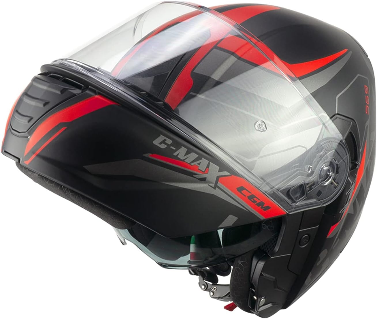 CGM 569G C-MAX CITY Modular Casco Motociclismo Nero Rosso opaque – 4 – Maximomoto PT