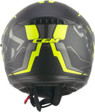 CGM 569G C-MAX CITY Casco Modular Nero Giallo Fluo Opaco