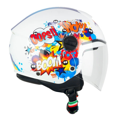 CGM 261G MINI COMICS URBAN MOTO OPEN FACE HELMET – 1 – Maximomoto PT