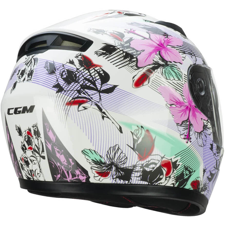 CGM 265S LUCKY MUSIC Total Moto Casco Bianco Pink – 3 – Maximomoto PT