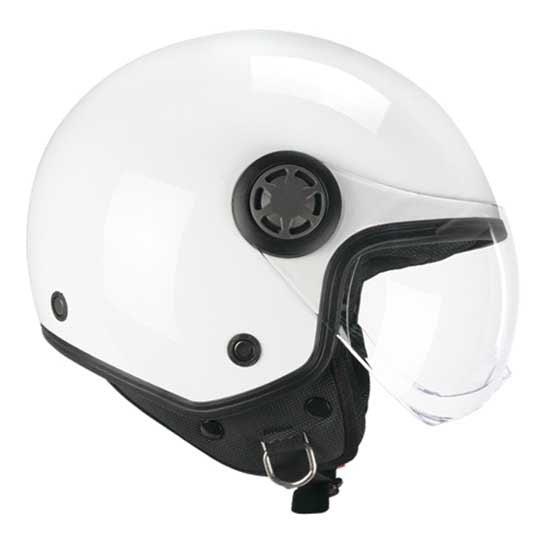 SKA-P - 1SHE ZEN BASIC JET CASCO Bianco – 1 – Maximomoto PT