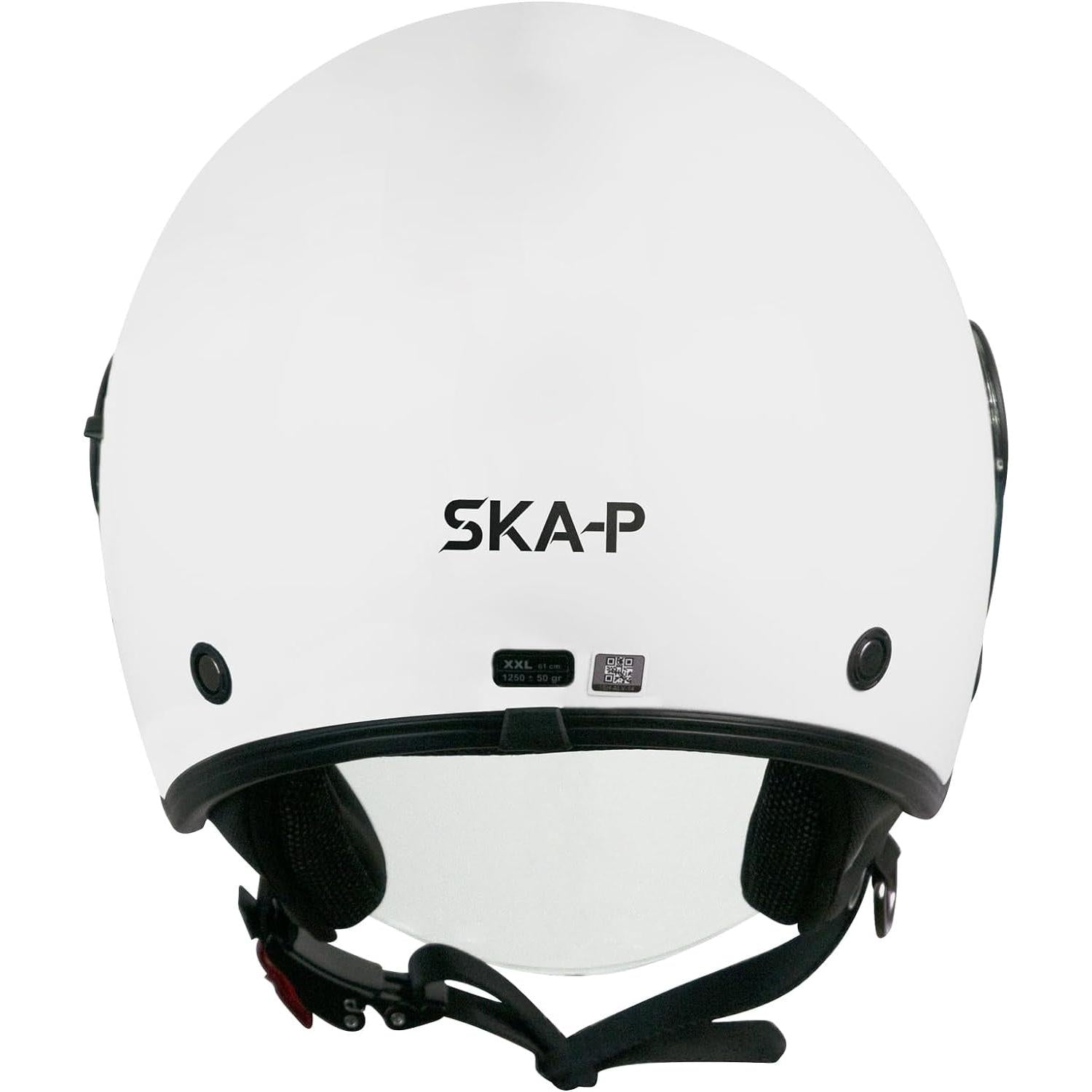 SKA-P - 1SHA ZEN MONO Jet Casco Bianco – 2 – Maximomoto PT