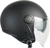 SKA-P 1SHA ZEN MONO MOTO CAPACETE JATO PRETO MATE (maximomotopt)
