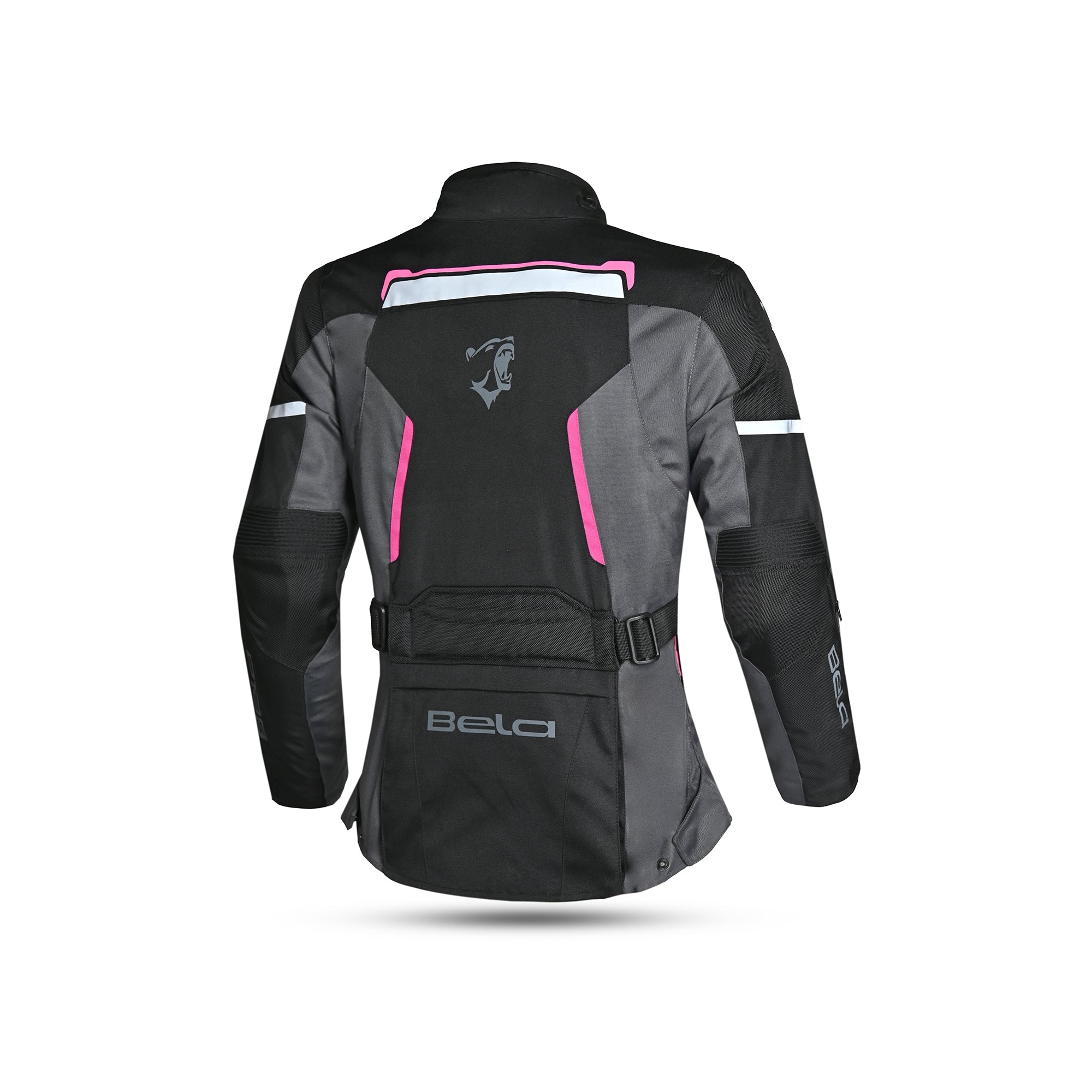 BELA HURRICANE 3 Em 1 Senhora Motocicleta Casaco Petro Fucsia