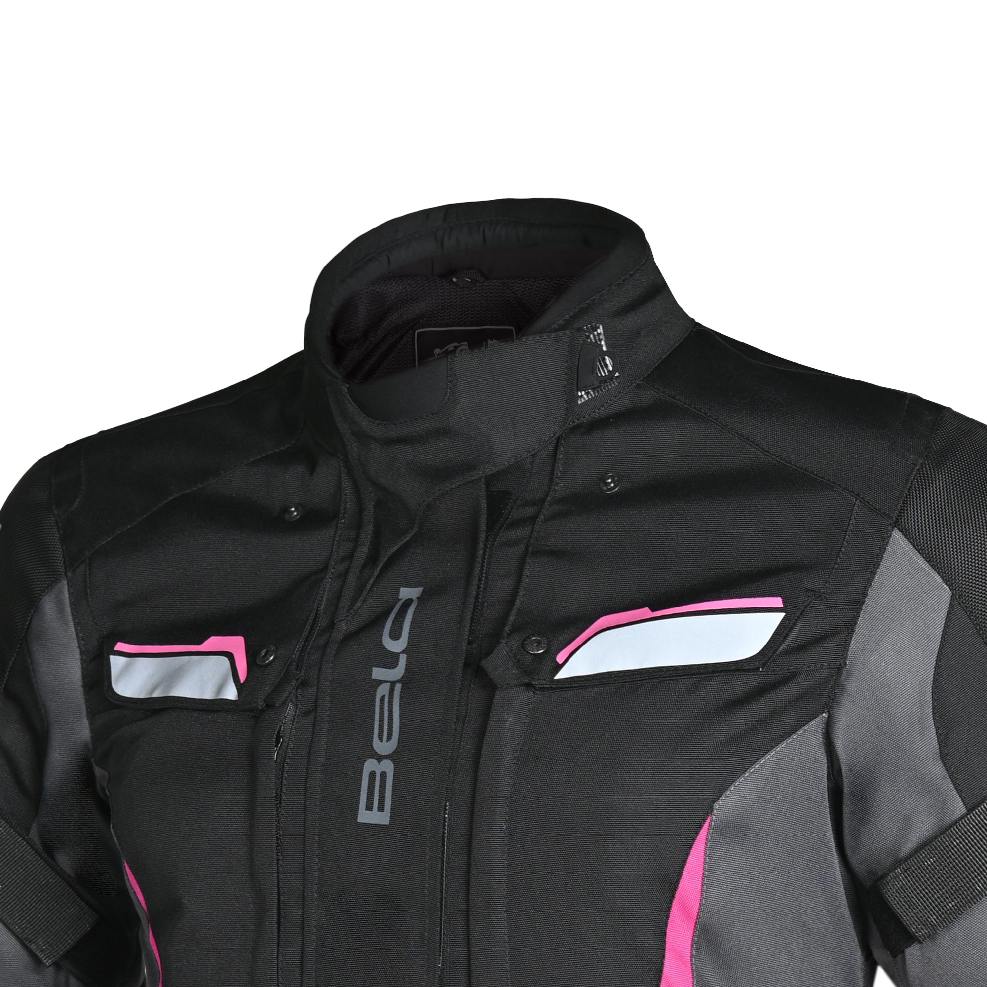 BELA HURRICANE 3 Em 1 Senhora Motocicleta Casaco Petro Fucsia