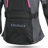 BELA HURRICANE 3 Em 1 Senhora Motocicleta Casaco Petro Fucsia