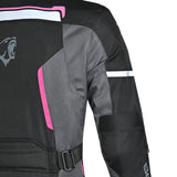 BELA HURRICANE 3 Em 1 Senhora Motocicleta Casaco Petro Fucsia