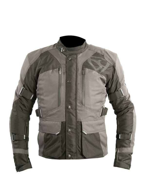 MUGENRACE NJ-MNR-2370 AUTUMN Moto Textil Casaco Preto Cinza - maximomoto - front