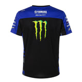 YAMAHA - MONSTER REPLICA MENS T-SHIRT BLACK/BLUE