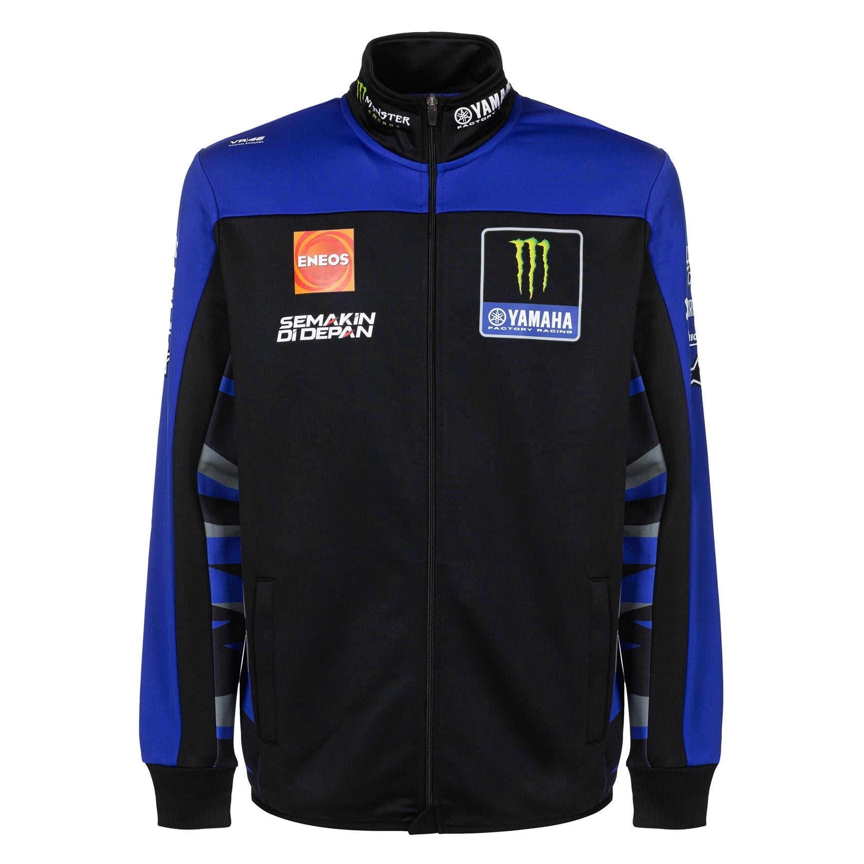 YAMAHA - MONSTER REPLICA MENS SWEATSHERT BLACK/BLUE – 1 – Maximomoto PT
