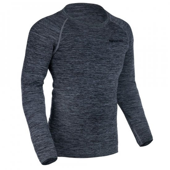 OXFORD Advanced Base Layer MS Top Charcoal Marl