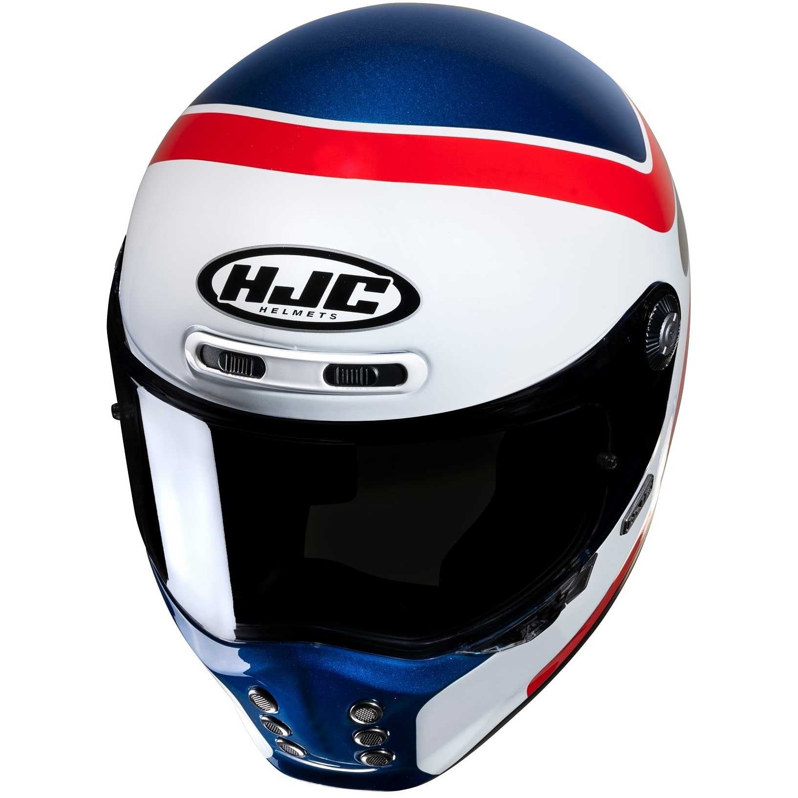 HJC V10 GRAPE MC21 CLASSIC MOTO CAPACETE INTEGRAL VINTAGE