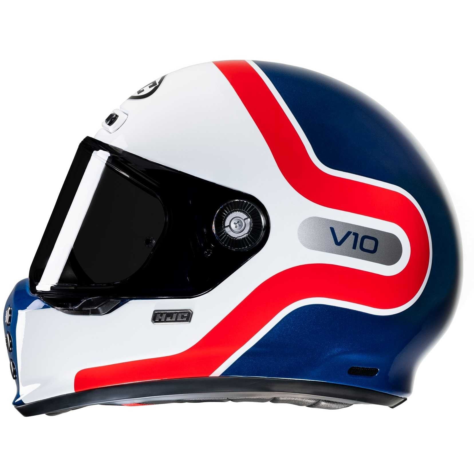 HJC V10 GRAPE MC21 CLASSIC MOTO CAPACETE INTEGRAL VINTAGE