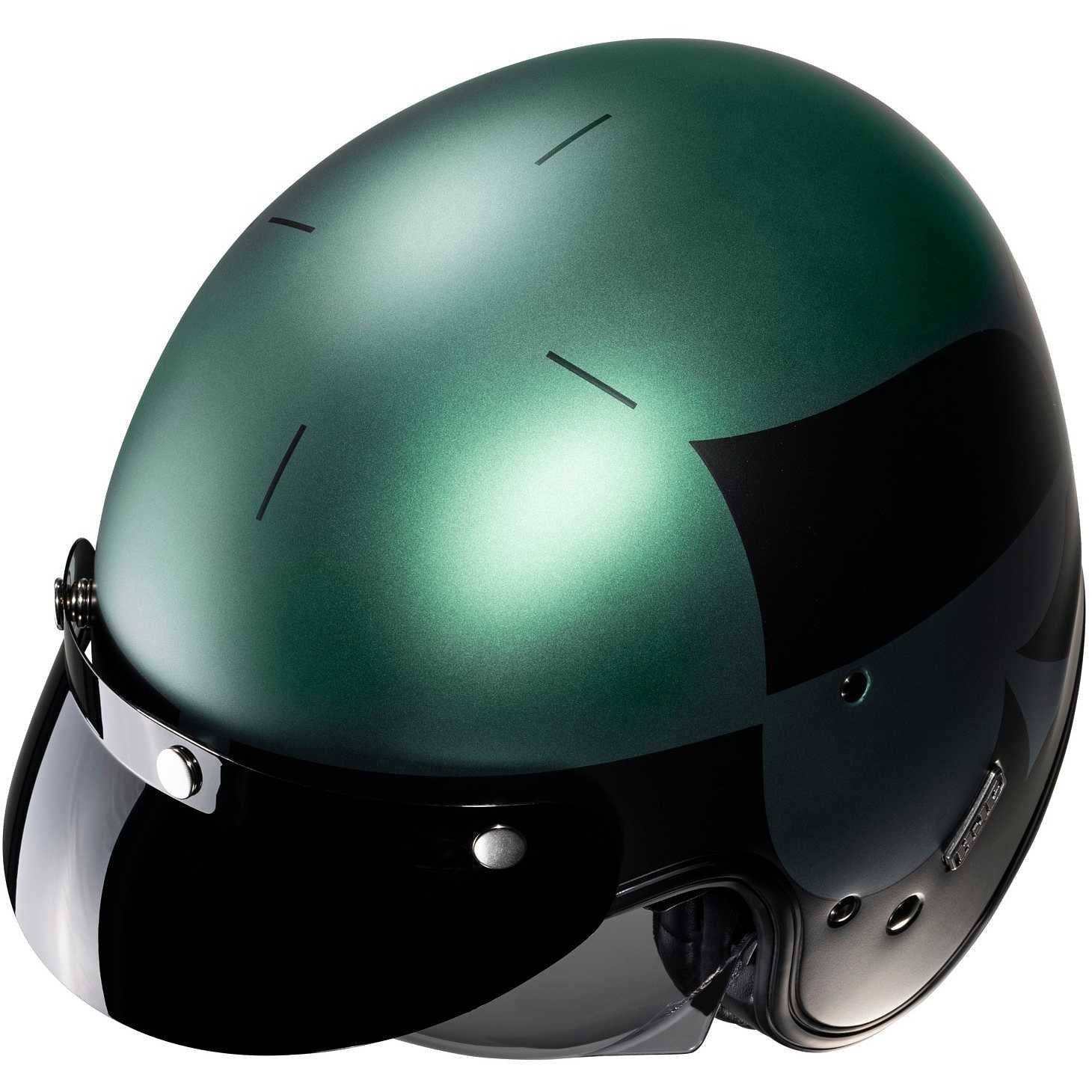 HJC V31 KUZ MC4SF URBANA MOTO ESTILO RETRO ABERTO CAPACETE ECE 22.06