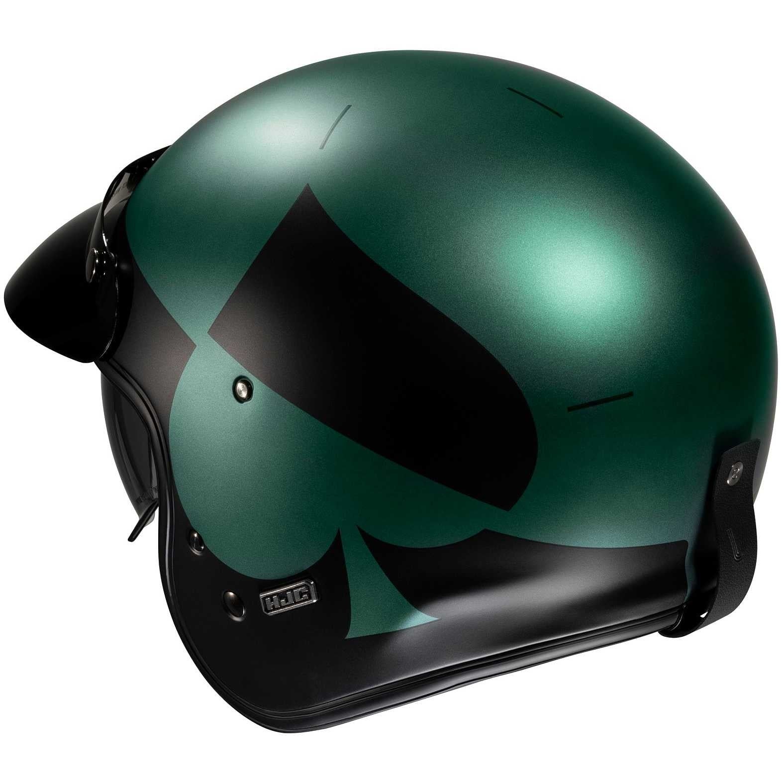HJC V31 KUZ MC4SF URBANA MOTO ESTILO RETRO ABERTO CAPACETE ECE 22.06