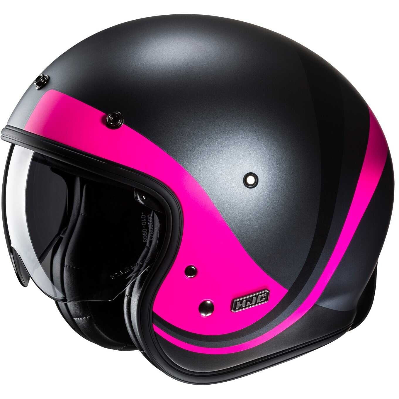 HJC V31 EMGO MC8SF MOTO ESTILO RETRO CAPACETE ABERTO