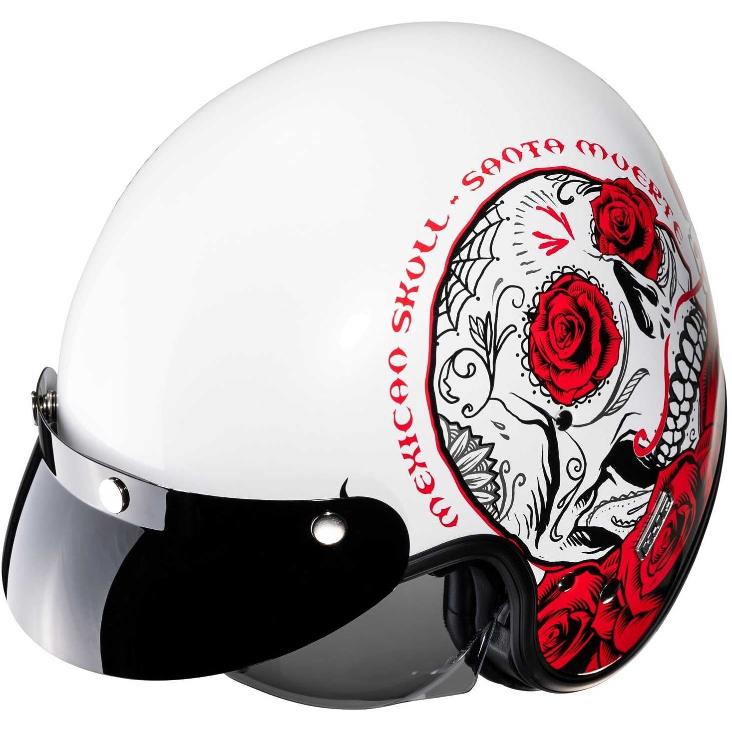 HJC V31 DESTO MC1 CAPACETE DE MOTO ABERTO ESTILO RETRO