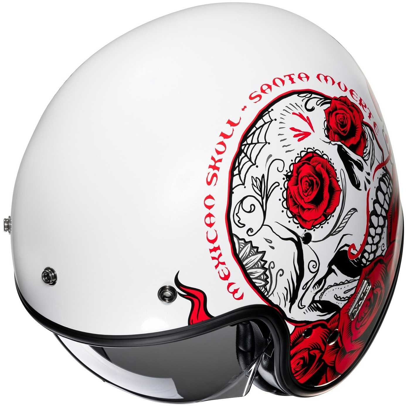 HJC V31 DESTO MC1 CAPACETE DE MOTO ABERTO ESTILO RETRO