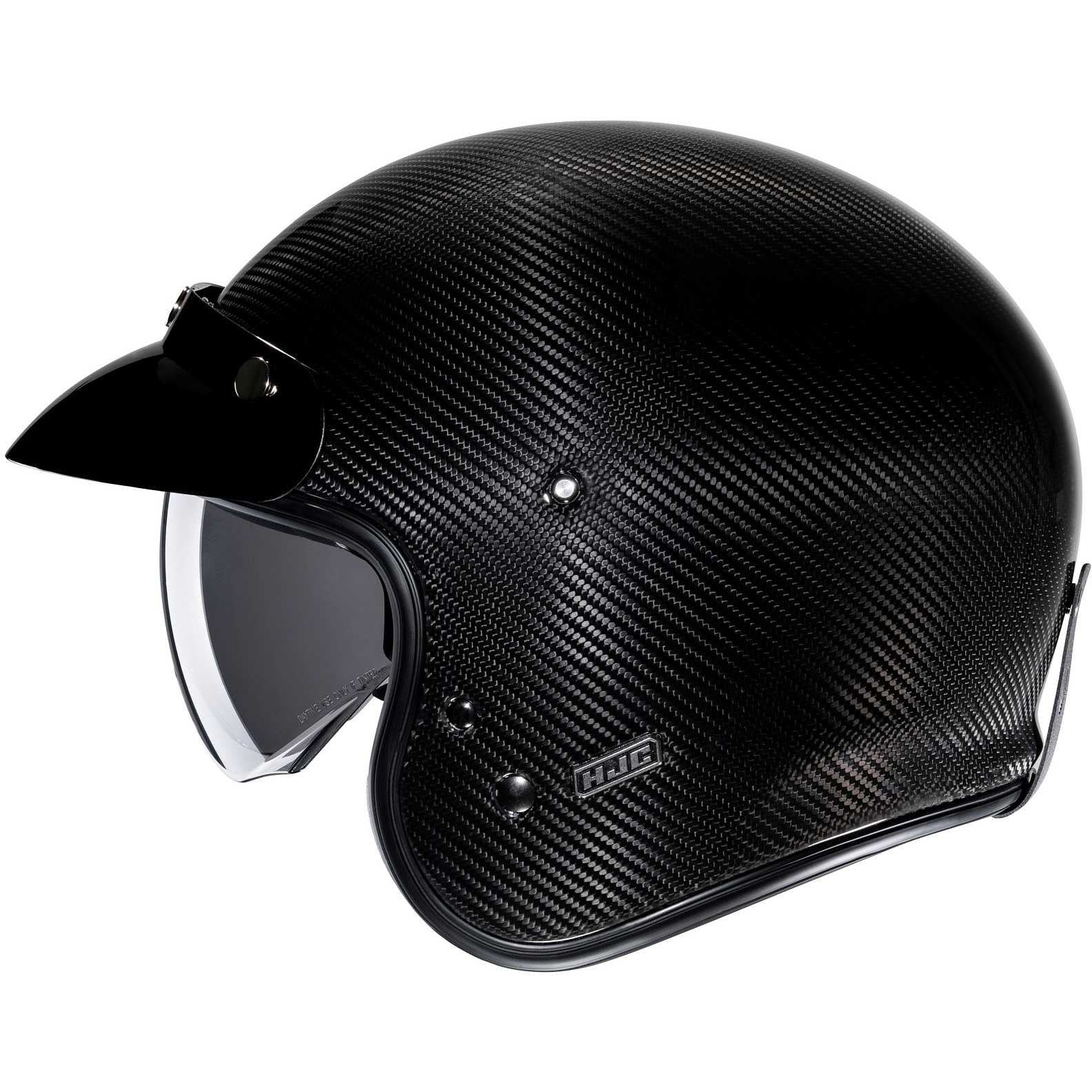 HJC V31 CARBONO UNI ESTILO RETRO CASCO ABIERTO MOTOCICLETA ECE 22.06