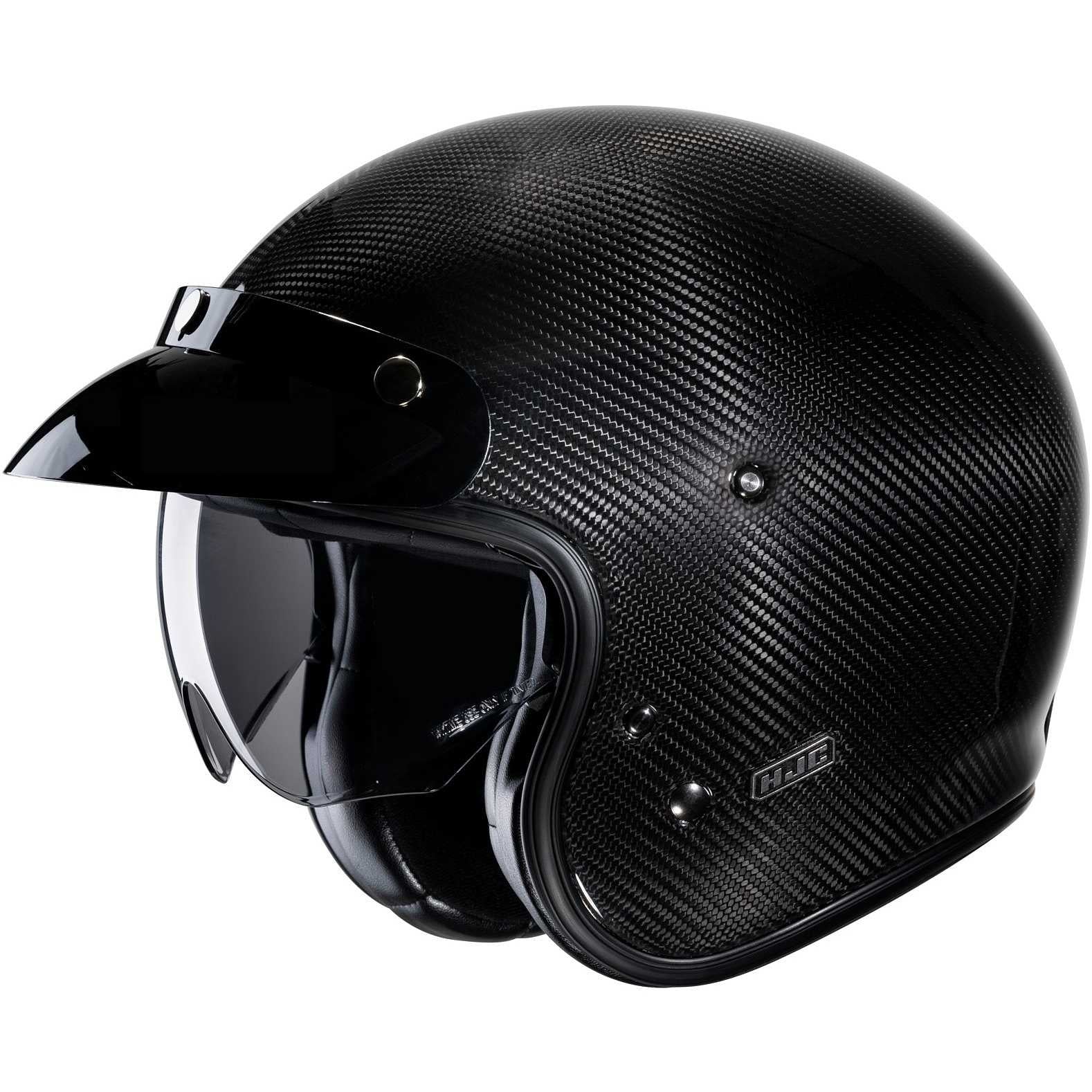HJC V31 CARBONO UNI ESTILO RETRO CASCO ABIERTO MOTOCICLETA ECE 22.06