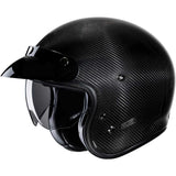 HJC V31 CARBONO UNI ESTILO RETRO CASCO ABIERTO MOTOCICLETA ECE 22.06