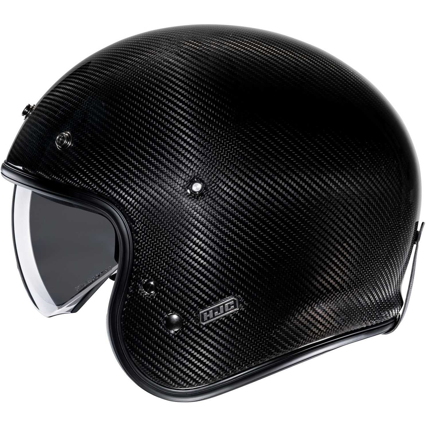 HJC V31 CARBONO UNI ESTILO RETRO CASCO ABIERTO MOTOCICLETA ECE 22.06