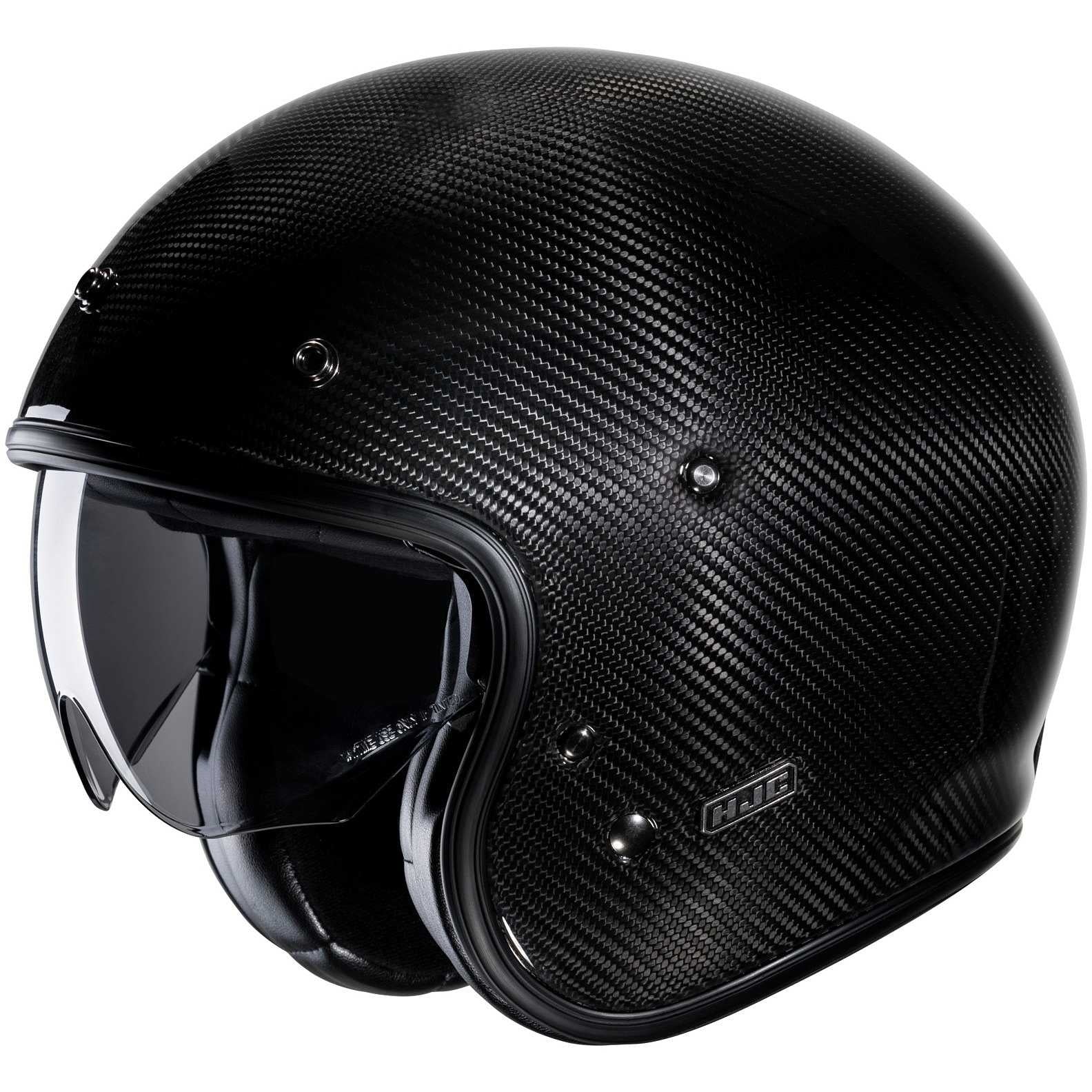 HJC V31 CARBONO UNI ESTILO RETRO CASCO ABIERTO MOTOCICLETA ECE 22.06
