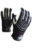 MUGENRACE X-AIR Motocicleta Couro Curtas Luvas Pretas Brancas