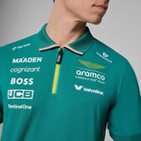 ASTON MARTIN F1 Hombres Team 2025 Camiseta Polo Verde